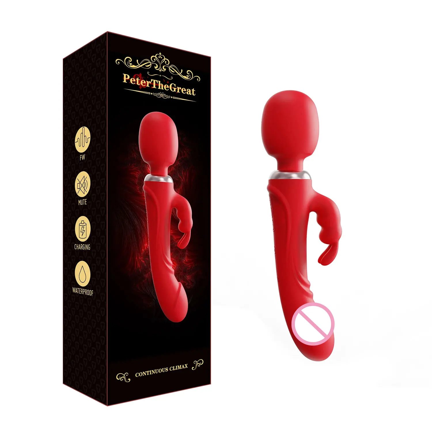 Double Head Powerful Vibrator for Women 30 Speed Clit Stimulator G Spot Vagina Massager Female Masturbator Sex Toys for Adult 18