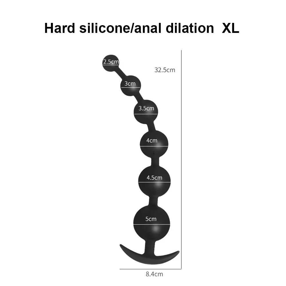 3/4/5/6 Huge Anal Beads Hard Silicone Anal Balls Sex Toys For Women Men Prostate Massage Big Butt Plug Anal Dilation Masturbator 3/4/5/6 Huge Anal Beads Hard Silicone Anal Balls Sex Toys For Women Men Prostate Massage Big Butt Plug Anal Dilation Masturbator