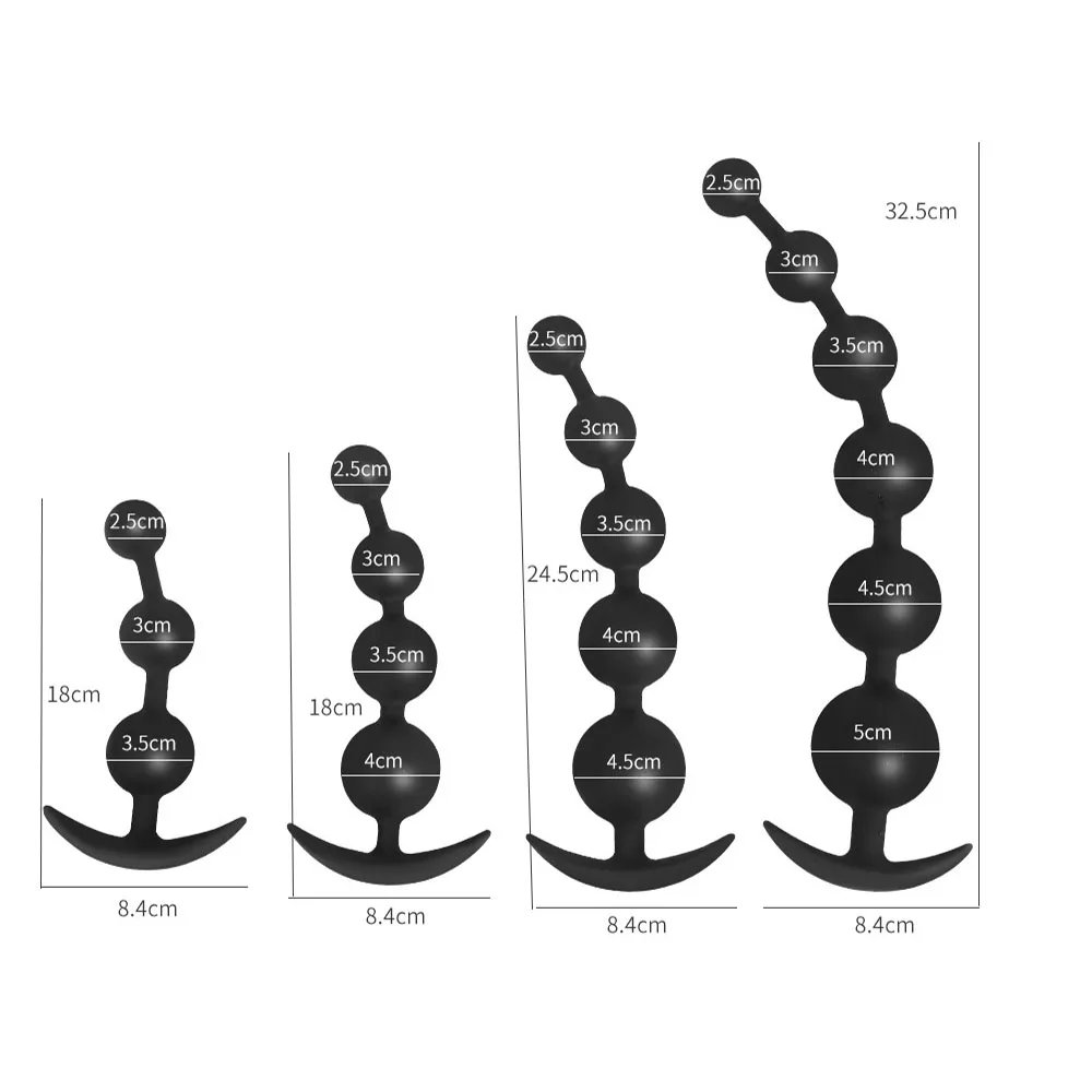 3/4/5/6 Huge Anal Beads Hard Silicone Anal Balls Sex Toys For Women Men Prostate Massage Big Butt Plug Anal Dilation Masturbator 3/4/5/6 Huge Anal Beads Hard Silicone Anal Balls Sex Toys For Women Men Prostate Massage Big Butt Plug Anal Dilation Masturbator