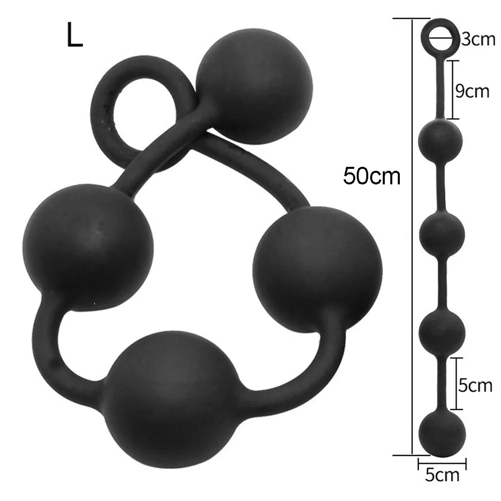 3/4/5/6 Huge Anal Beads Hard Silicone Anal Balls Sex Toys For Women Men Prostate Massage Big Butt Plug Anal Dilation Masturbator 3/4/5/6 Huge Anal Beads Hard Silicone Anal Balls Sex Toys For Women Men Prostate Massage Big Butt Plug Anal Dilation Masturbator