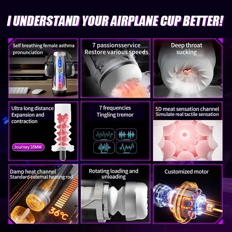 Male Masturbator Cup Automatic Male Masterbation Thrusting Vibrating Sucking Stroker Adult Sex Toys for Men Male Masturbator Cup Automatic Male Masterbation Thrusting Vibrating Sucking Stroker Adult Sex Toys for Men