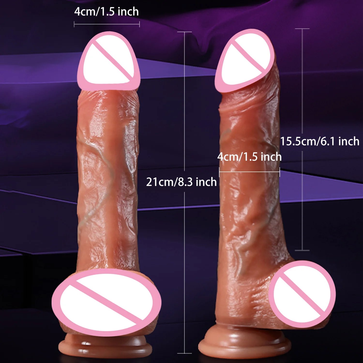 Thrusting Dildo Vibrator Sex Toys Realistic Dildos for G Spot Anal Stimulation Remote Control Penis Adult Toy for Women Couple