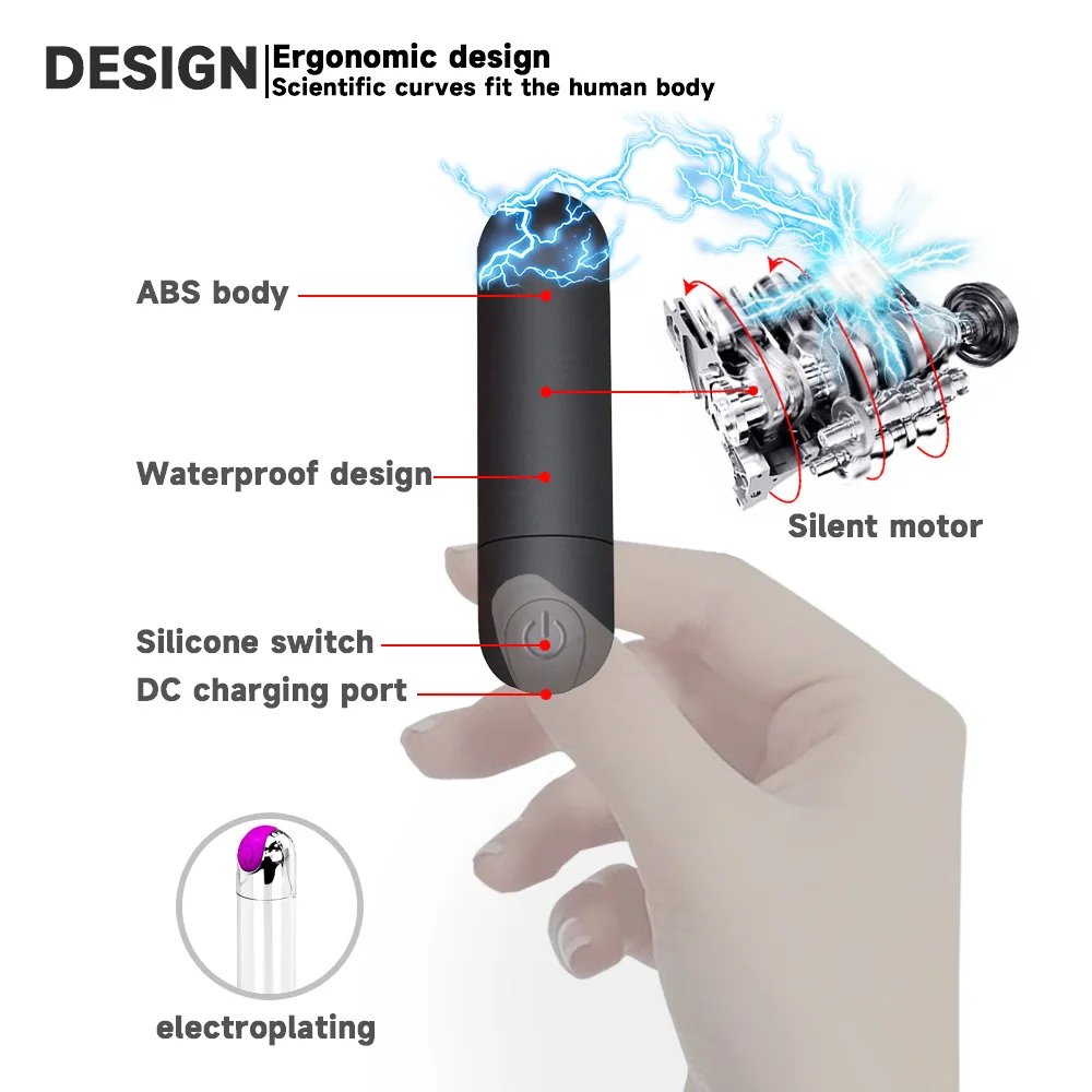 Rechargeable Mini Vibrating Egg G-spot Clitoral Toy for Girls Vagina Stimulator Mastubator Dildo Vibrator Sex Toys for Women