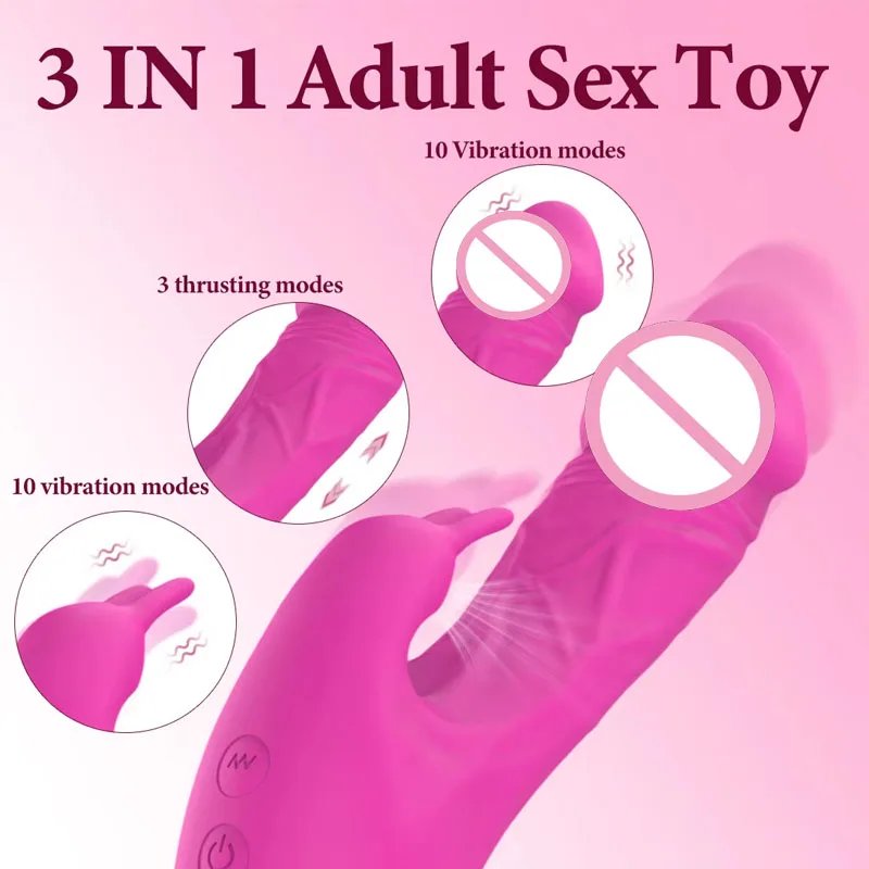 USB Rechargeable Silicone Rabbit Vibrator, Powerful G Spot and Clit Vibrating Dildo, Waterproof Dual Motor Adult Toy for Women USB Rechargeable Silicone Rabbit Vibrator, Powerful G Spot and Clit Vibrating Dildo, Waterproof Dual Motor Adult Toy for Women