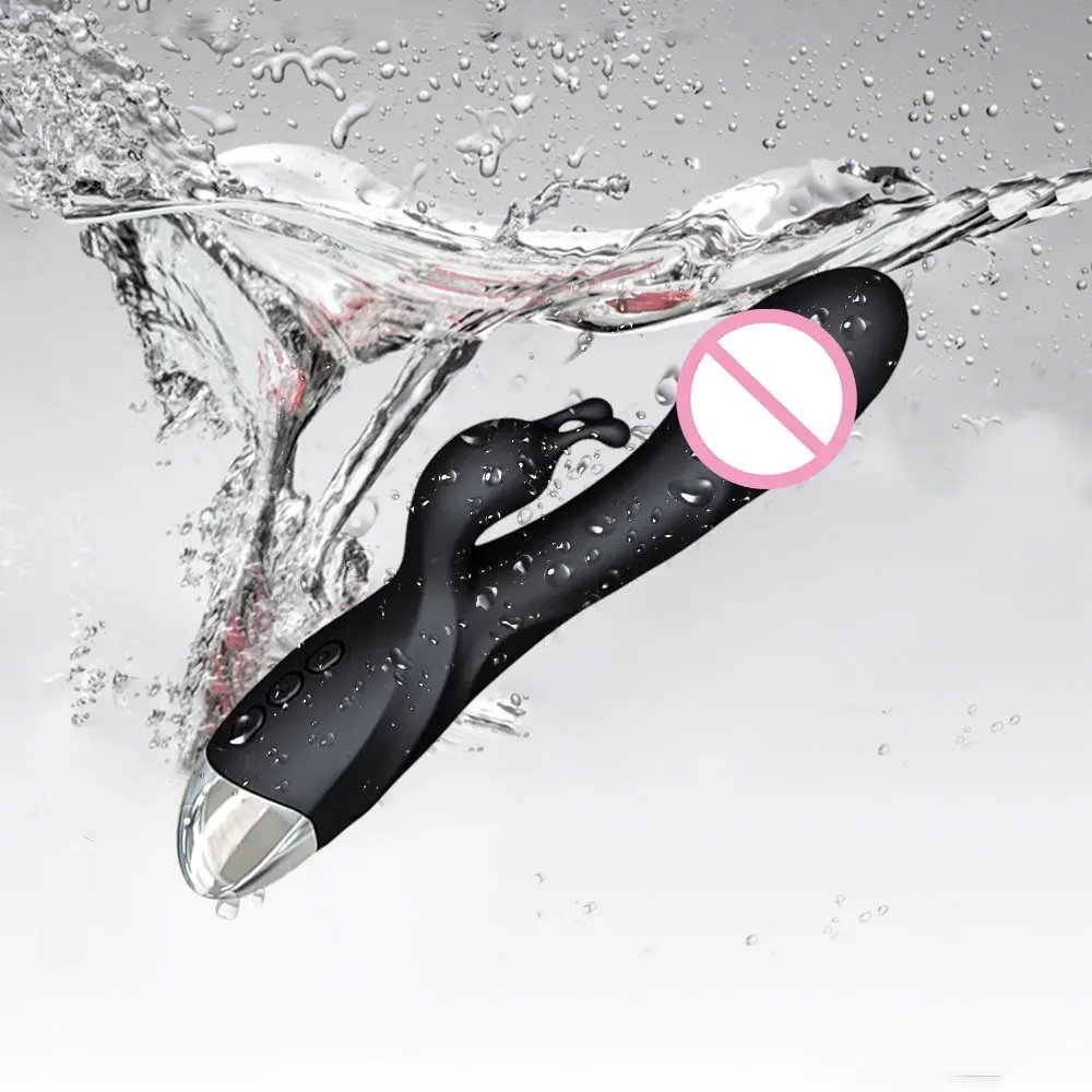 Powerful Rabbit G Spot Vibrator for Women Clit Stimulator Vagina Nipple Massage Female Masturbator Dildo Silent Adults Sex Toy