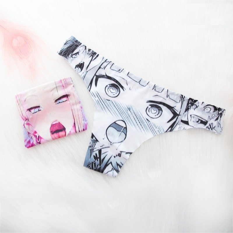 Women's Sexy Anime Print Panty