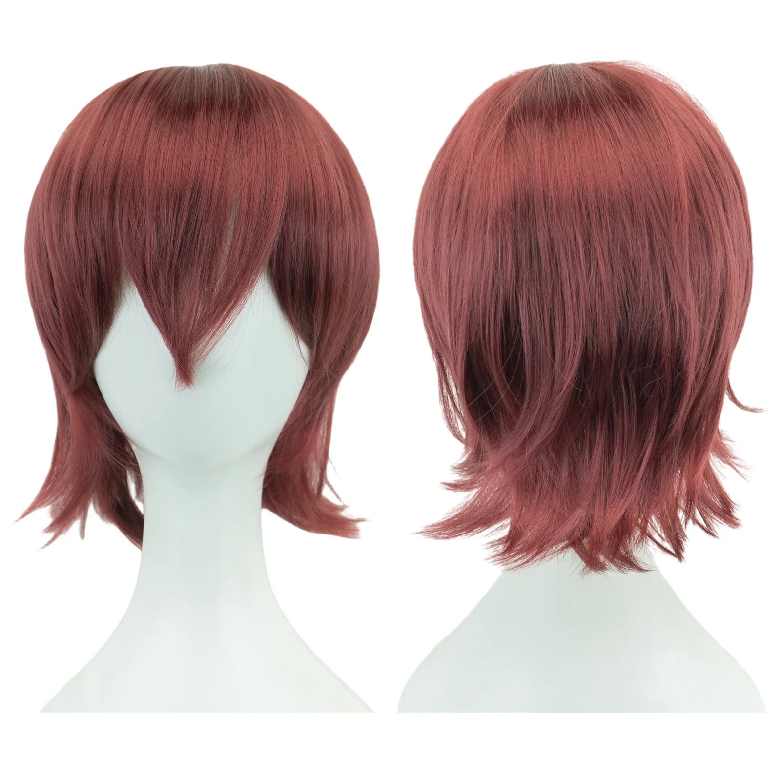 Synthetic Unisex 12 Inches Short Cosplay Hair Party BOB Wigs with Bangs Pink Blonde Orange Halloween Costume Lolita Wig Synthetic Unisex 12 Inches Short Cosplay Hair Party BOB Wigs with Bangs Pink Blonde Orange Halloween Costume Lolita Wig