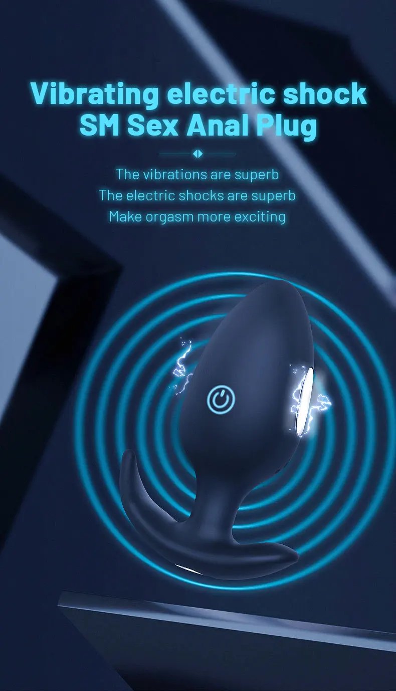 QIUI Electric Shock Vibrator Anal Plug Prostate Massager App Remote Control Butt Plug Sexy Adult But Pluk Sex Toys for Men Women QIUI Electric Shock Vibrator Anal Plug Prostate Massager App Remote Control Butt Plug Sexy Adult But Pluk Sex Toys for Men Women