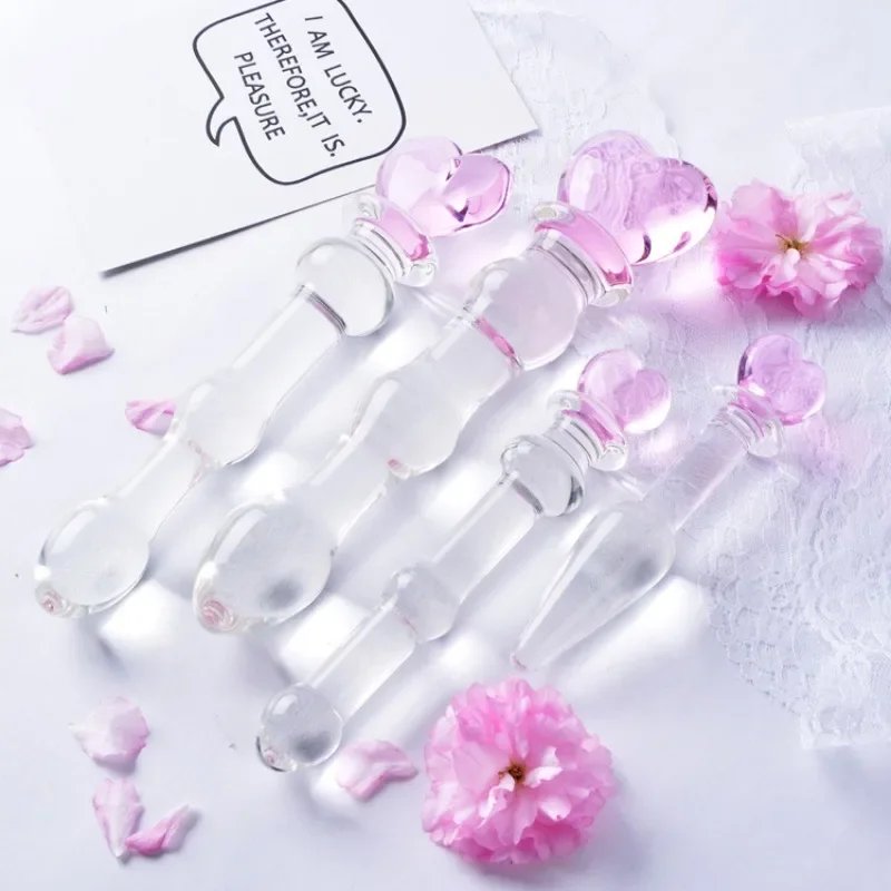 Women & Gay Crystal Glass Anal Plug - Prostate Massage Beads, Vaginal Anal Stimulation Dildo Adult Products Sex Toy Women & Gay Crystal Glass Anal Plug - Prostate Massage Beads, Vaginal Anal Stimulation Dildo Adult Products Sex Toy