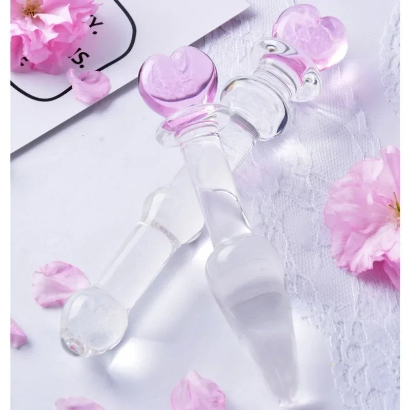 Women & Gay Crystal Glass Anal Plug - Prostate Massage Beads, Vaginal Anal Stimulation Dildo Adult Products Sex Toy Women & Gay Crystal Glass Anal Plug - Prostate Massage Beads, Vaginal Anal Stimulation Dildo Adult Products Sex Toy