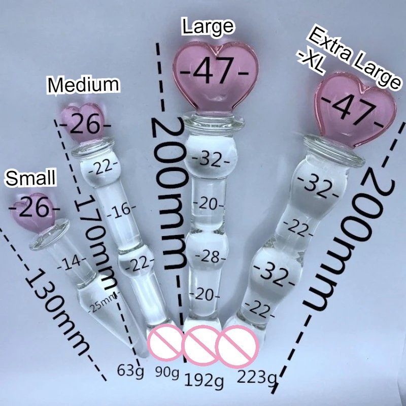Crystal Glass Anal Plug Female Sex Toys Vaginal Anal Massage Stick Beads Plug Masturbation Artificial Penises Sex Toys for Adult Crystal Glass Anal Plug Female Sex Toys Vaginal Anal Massage Stick Beads Plug Masturbation Artificial Penises Sex Toys for Adult