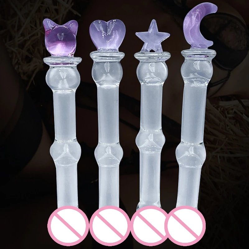 Crystal Glass Anal Plug Female Sex Toys Vaginal Anal Massage Stick Beads Plug Masturbation Artificial Penises Sex Toys for Adult Crystal Glass Anal Plug Female Sex Toys Vaginal Anal Massage Stick Beads Plug Masturbation Artificial Penises Sex Toys for Adult