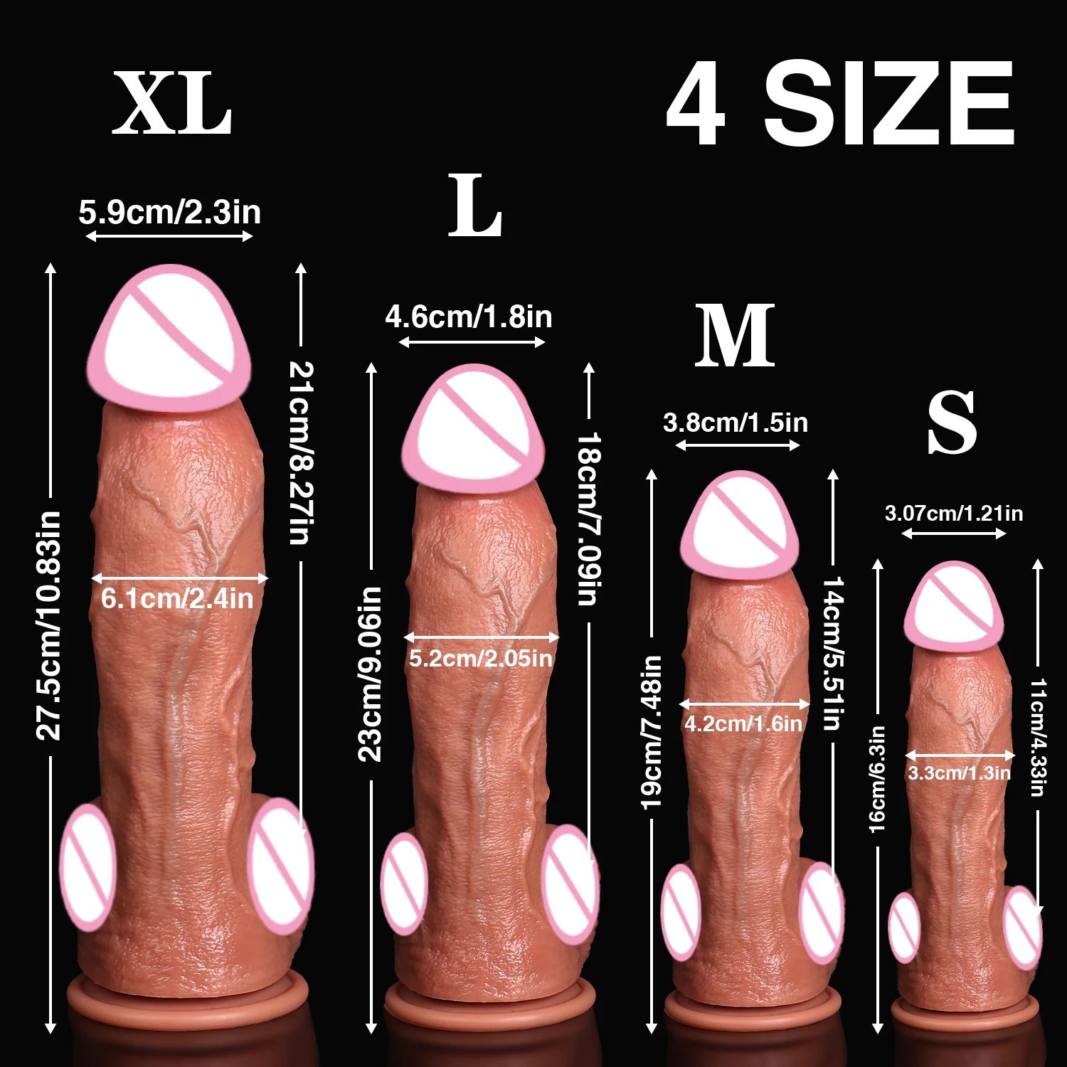 Huge Realistic Dildo Artificial big dick Silicone Dildos sex toys for Men and Women Vaginal anal masturbation adult supplies 18+