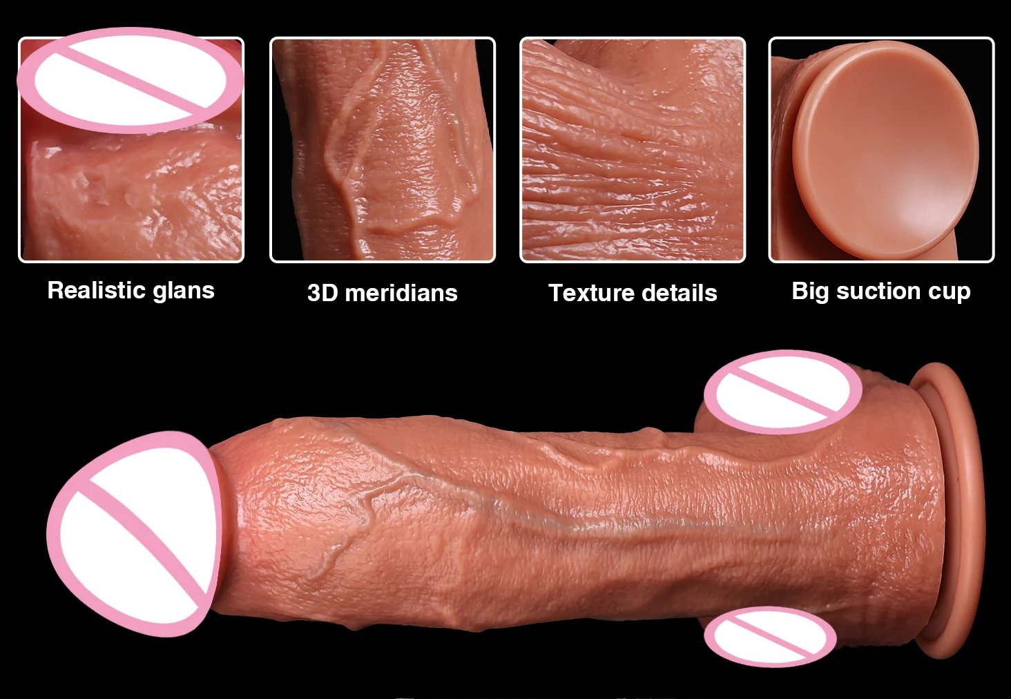 Huge Realistic Dildo Artificial big dick Silicone Dildos sex toys for Men and Women Vaginal anal masturbation adult supplies 18+