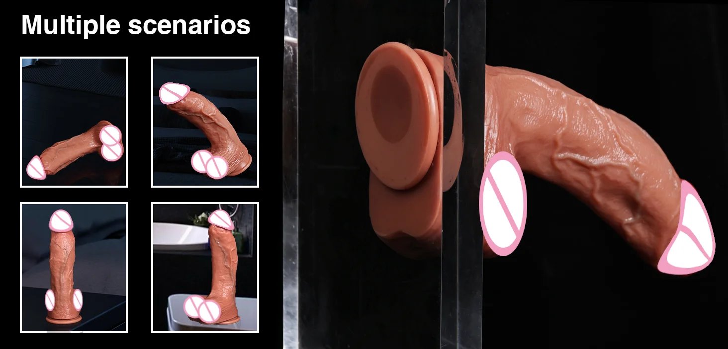 Huge Realistic Dildo Artificial big dick Silicone Dildos sex toys for Men and Women Vaginal anal masturbation adult supplies 18+