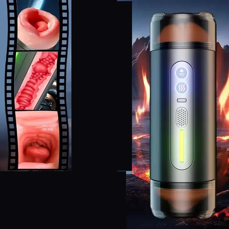 Automatic Male Sucking Masturbator Vibration Blowjob Machine Heating Masturbation Cup Sex Toys Adult for Men Masturbate Supplies Automatic Male Sucking Masturbator Vibration Blowjob Machine Heating Masturbation Cup Sex Toys Adult for Men Masturbate Supplies