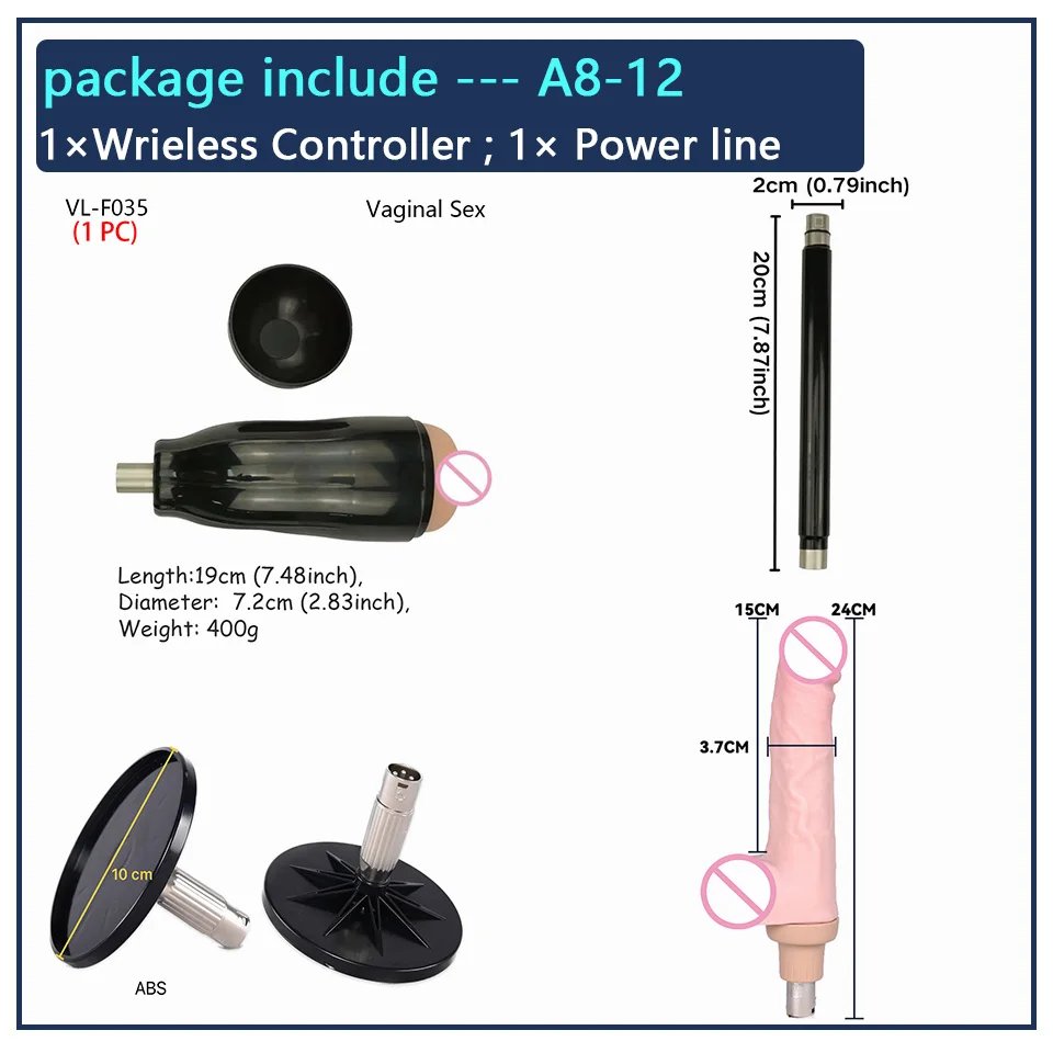 ROUGH BEAST A8 Automatic Adult Sex Machine, Stroke Masturbation Sex Toy, 3XLR Telescope Love Machine For Women And Men