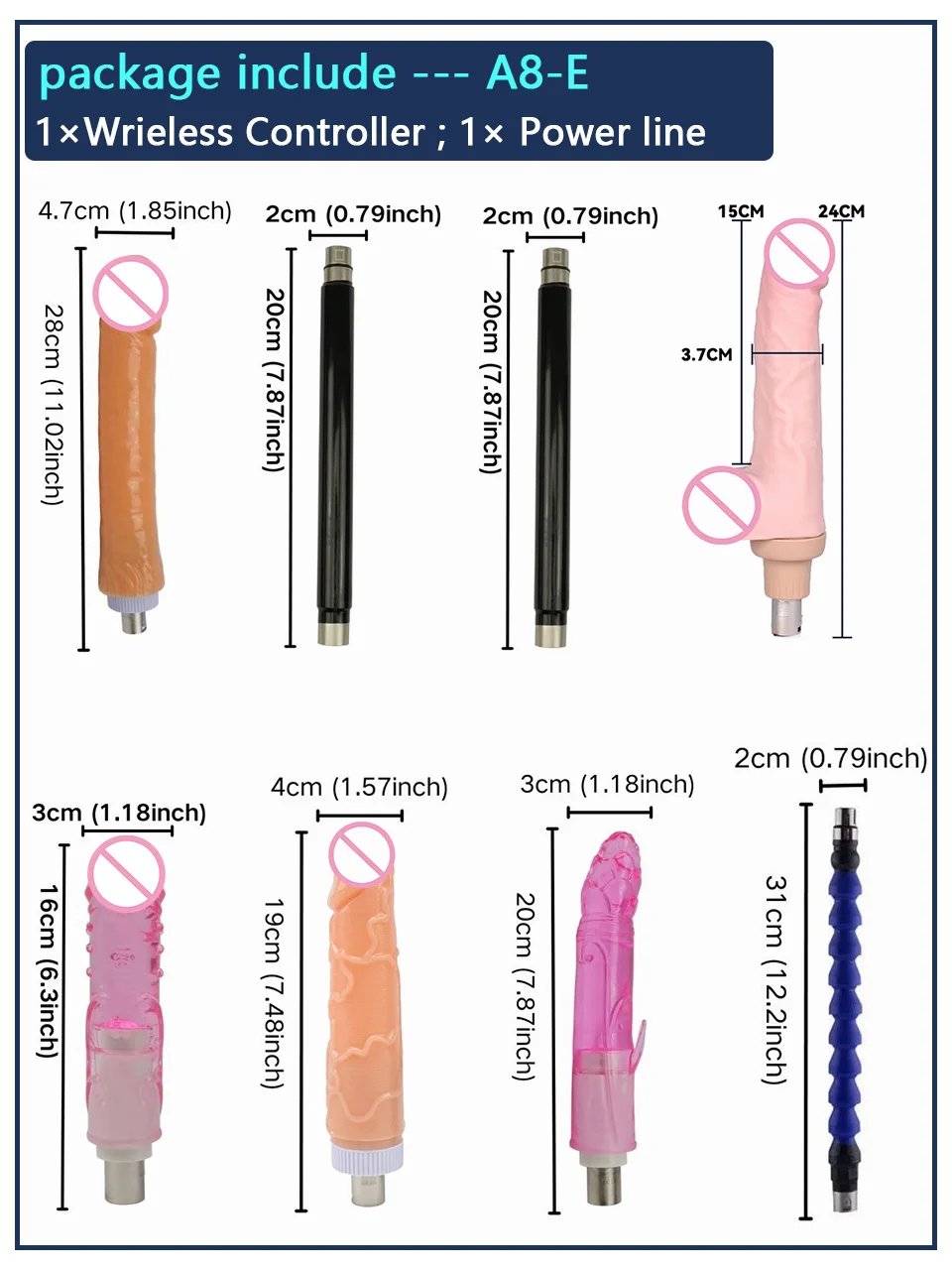 ROUGH BEAST A8 Automatic Adult Sex Machine, Stroke Masturbation Sex Toy, 3XLR Telescope Love Machine For Women And Men