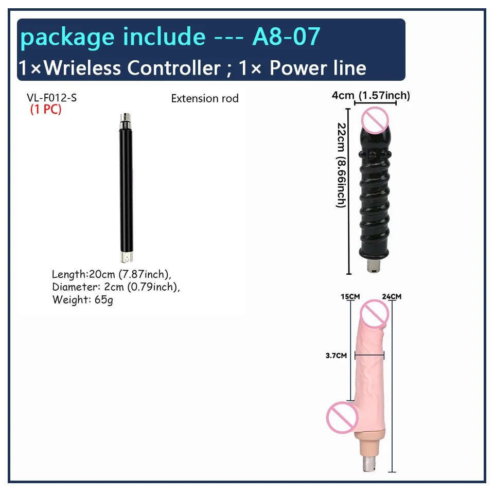 ROUGH BEAST A8 Automatic Adult Sex Machine, Stroke Masturbation Sex Toy, 3XLR Telescope Love Machine For Women And Men