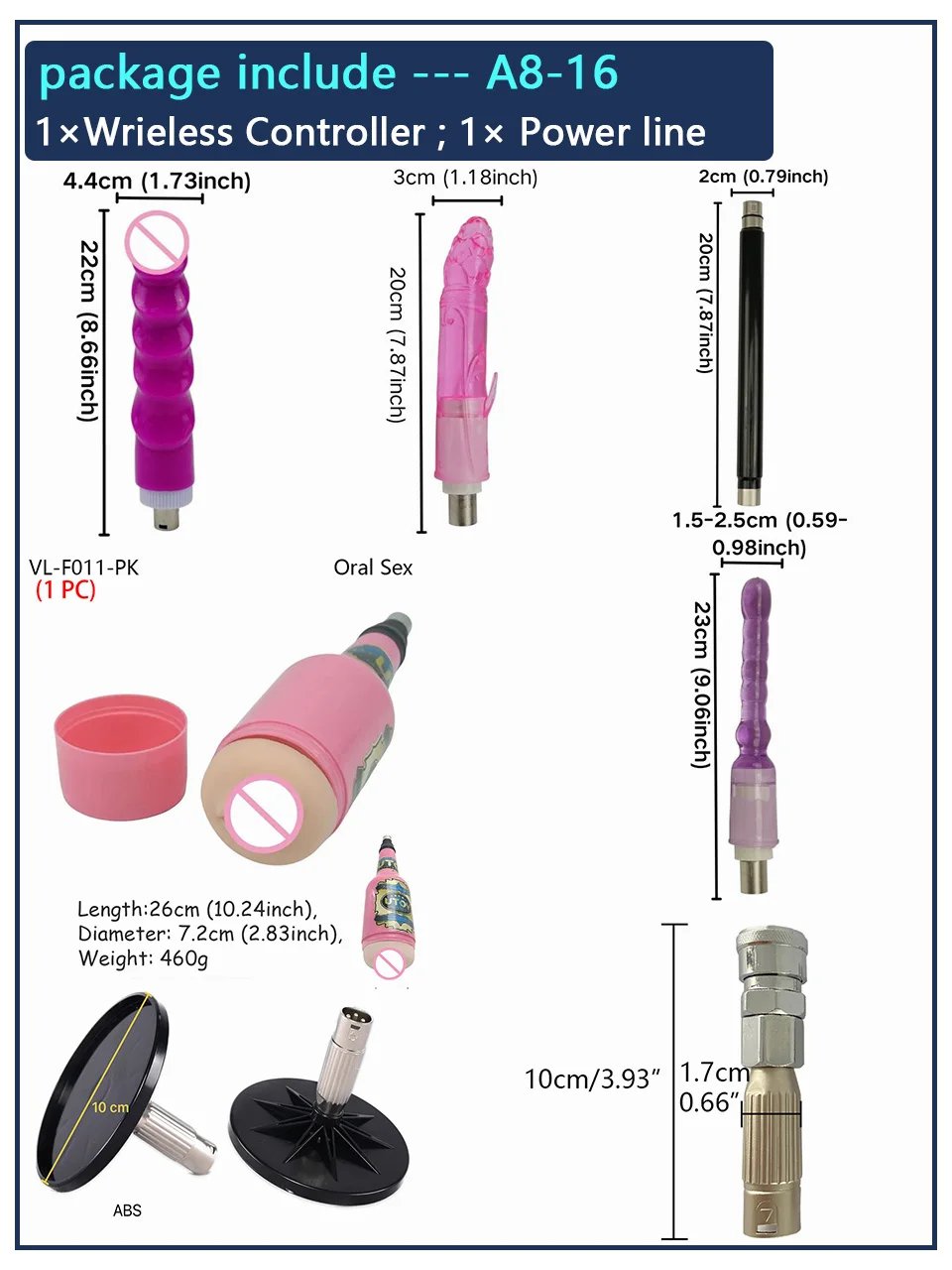 ROUGH BEAST A8 Automatic Adult Sex Machine, Stroke Masturbation Sex Toy, 3XLR Telescope Love Machine For Women And Men