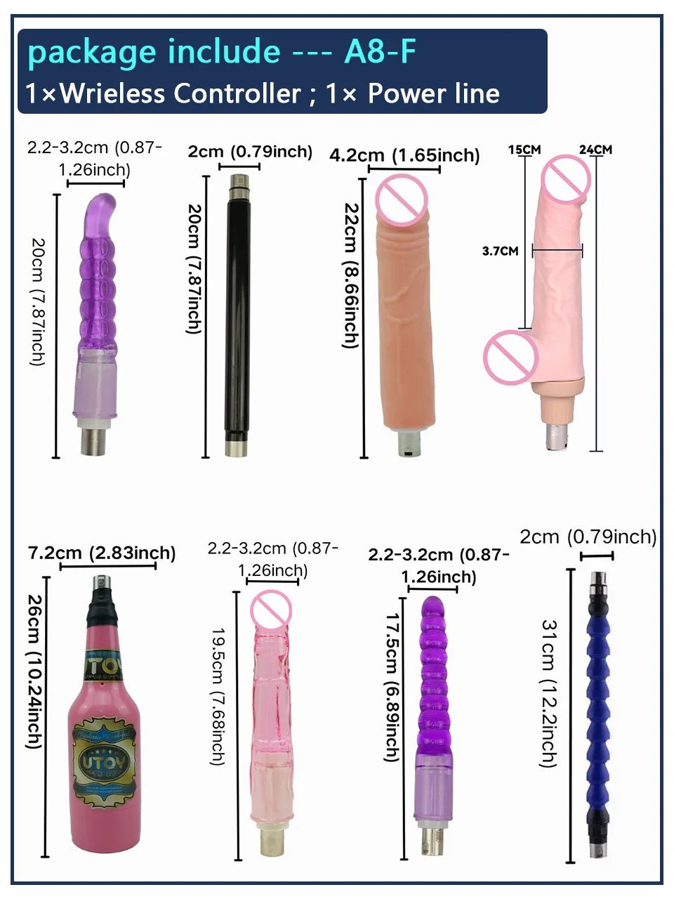 ROUGH BEAST A8 Automatic Adult Sex Machine, Stroke Masturbation Sex Toy, 3XLR Telescope Love Machine For Women And Men