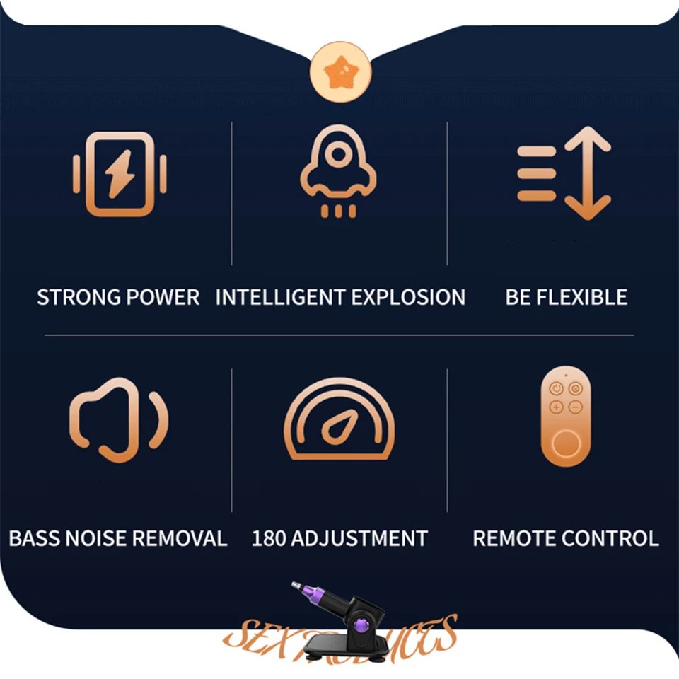 ROUGH BEAST A8 Automatic Adult Sex Machine, Stroke Masturbation Sex Toy, 3XLR Telescope Love Machine For Women And Men